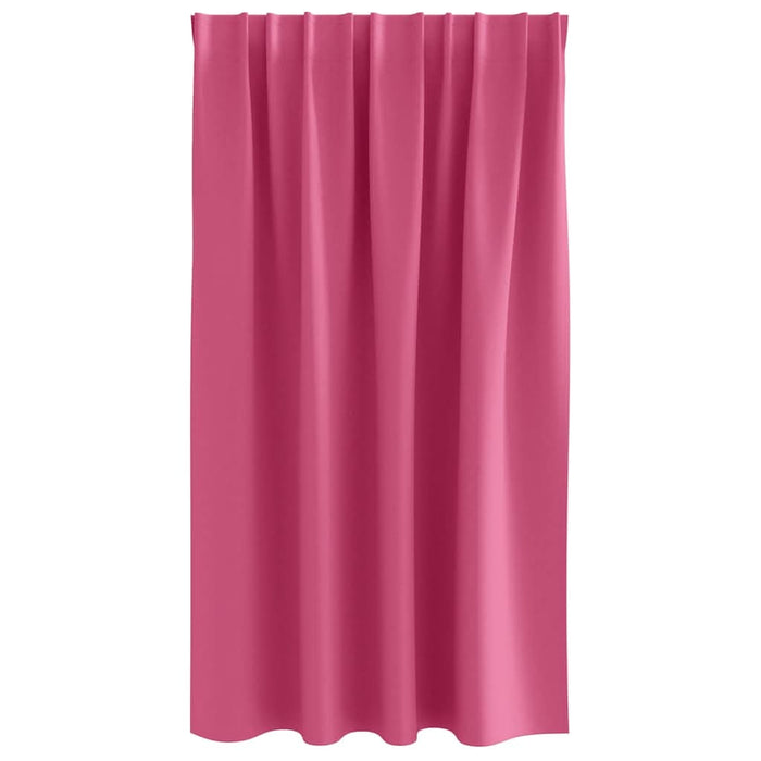 Perdele cu perdele 2 pcs Roz intens Poliester - WALTI WALTI