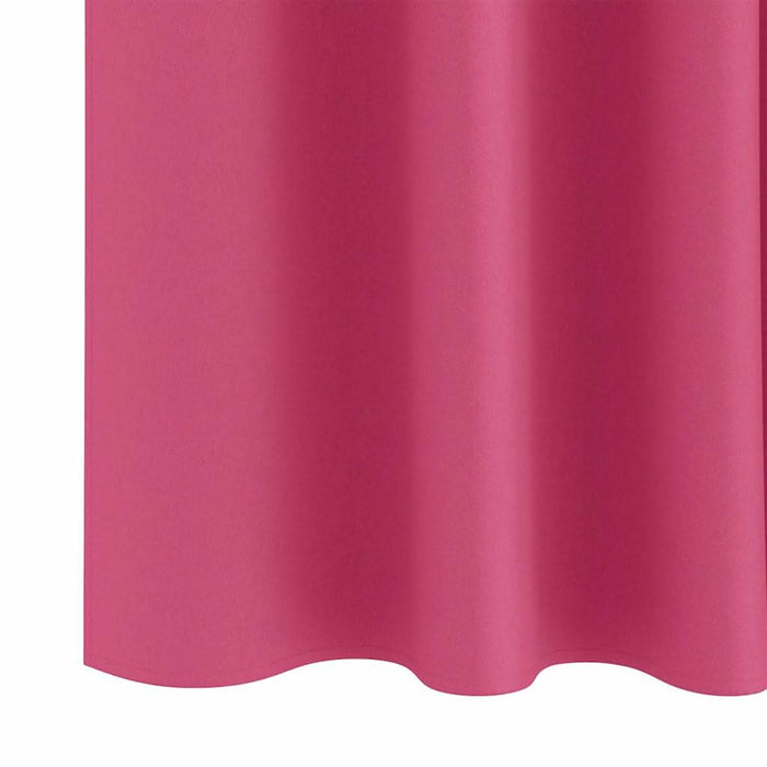 Perdele cu perdele 2 pcs Roz intens Poliester - WALTI WALTI