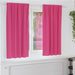 Perdele cu perdele 2 pcs Roz intens Poliester - WALTI WALTI