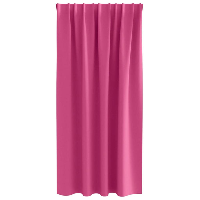 Perdele cu perdele 2 pcs Roz intens Poliester - WALTI WALTI