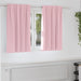 Perdele Opaque cu Inel 2 pcs Roz bebe 140 x 140 cm Poliester - WALTI WALTI