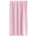 Perdele Opaque cu Inel 2 pcs Roz bebe 140 x 140 cm Poliester - WALTI WALTI