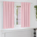 Perdele Opaque cu Inel 2 pcs Roz bebe 175 x 140 cm Poliester - WALTI WALTI