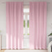 Perdele Opaque cu Inel 2 pcs Roz bebe 260 x 140 cm Poliester - WALTI WALTI