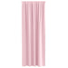 Perdele Opaque cu Inel 2 pcs Roz bebe 260 x 140 cm Poliester - WALTI WALTI