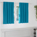 Perdele cu perdele 2 pcs Turcoaz 140 x 140 cm Poliester - WALTI WALTI