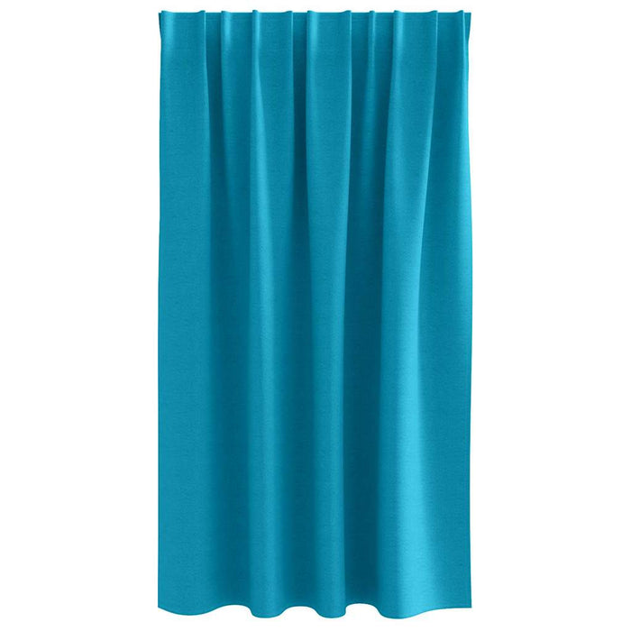 Perdele cu perdele 2 pcs Turcoaz 140 x 140 cm Poliester - WALTI WALTI
