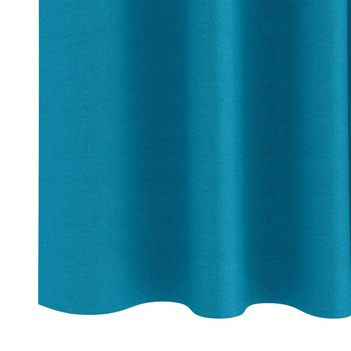 Perdele cu perdele 2 pcs Turcoaz Poliester - WALTI WALTI