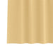 Perdele cu perdele 2 pcs Bej 245 x 140 cm Poliester - WALTI WALTI