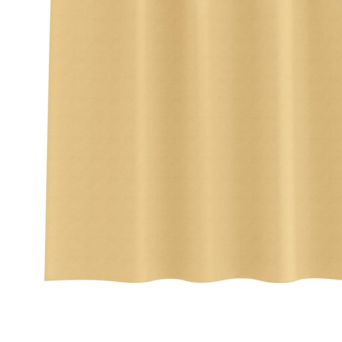 Perdele cu perdele 2 pcs Bej 260 x 140 cm Poliester - WALTI WALTI