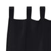 Perdele cu perdele 2 pcs Negru 245 x 140 cm Poliester - WALTI WALTI