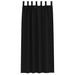 Perdele cu perdele 2 pcs Negru 260 x 140 cm Poliester - WALTI WALTI