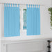 Perdele cu perdele 2 pcs Albastru deschis Poliester - WALTI WALTI