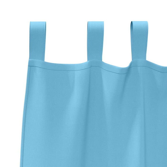 Perdele 2 pcs Albastru deschis 245 x 140 cm Poliester - WALTI WALTI