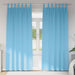 Perdele 2 pcs Albastru deschis 260 x 140 cm Poliester - WALTI WALTI