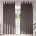 Perdele cu perdele 2 pcs Maro închis 245 x 140 cm Poliester - WALTI WALTI
