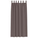 Perdele cu perdele 2 pcs Maro închis 260 x 140 cm Poliester - WALTI WALTI