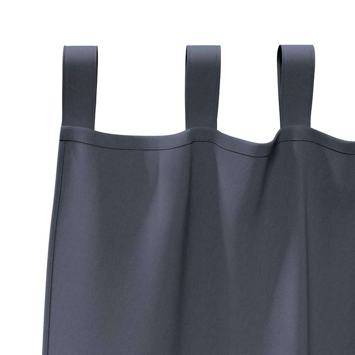 Perdele cu perdele 2 pcs Antracit Poliester - WALTI WALTI