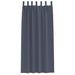 Perdele cu perdele 2 pcs Antracit 260 x 140 cm Poliester - WALTI WALTI