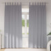 Perdele cu perdele 2 pcs Gri deschis Poliester - WALTI WALTI