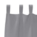 Perdele cu perdele 2 pcs Gri deschis 245 x 140 cm Poliester - WALTI WALTI