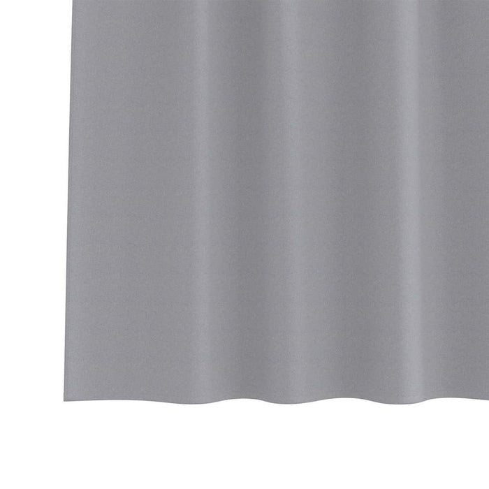Perdele cu perdele 2 pcs Gri deschis 245 x 140 cm Poliester - WALTI WALTI