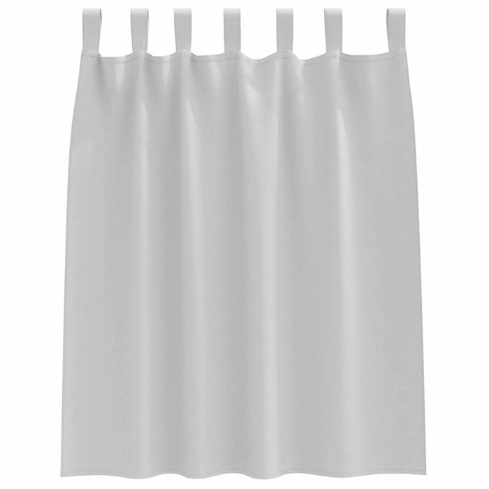 Perdele cu perdele 2 pcs Gri deschis Poliester - WALTI WALTI