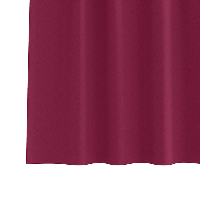 Perdele cu perdele 2 pcs bordo Poliester - WALTI WALTI