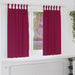 Perdele cu perdele 2 pcs bordo Poliester - WALTI WALTI