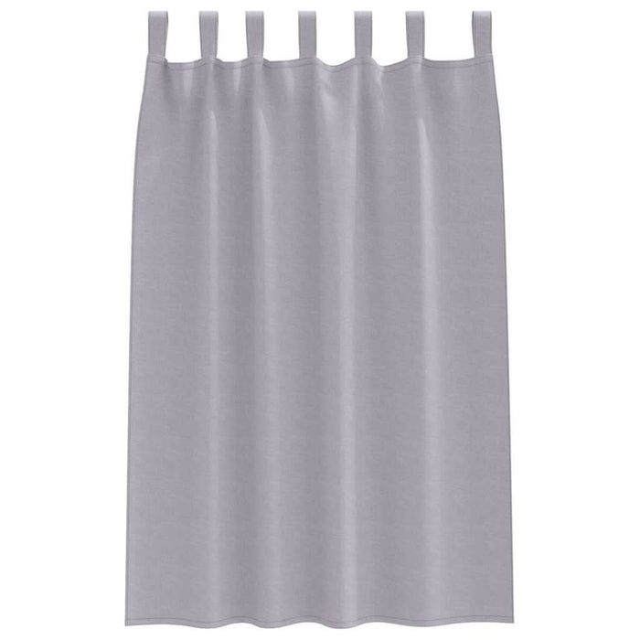Perdele cu perdele 2 pcs Gri metalic Poliester - WALTI WALTI