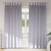 Perdele cu perdele 2 pcs Gri metalic Poliester - WALTI WALTI