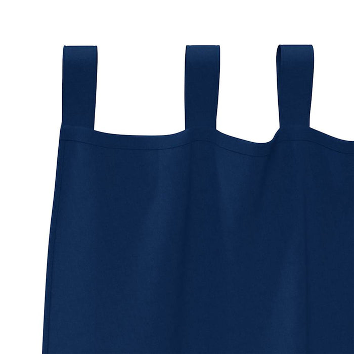Perdele cu perdele 2 pcs Albastru închis Poliester - WALTI WALTI