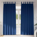 Perdele cu perdele 2 pcs Albastru închis 260 x 140 cm Poliester - WALTI WALTI