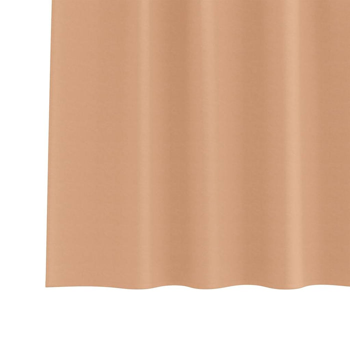 Perdele cu perdele 2 pcs Maro deschis 245 x 140 cm Poliester - WALTI WALTI