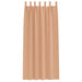 Perdele cu perdele 2 pcs Maro deschis 245 x 140 cm Poliester - WALTI WALTI