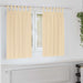 Perdele cu perdele 2 pcs Crem Poliester - WALTI WALTI