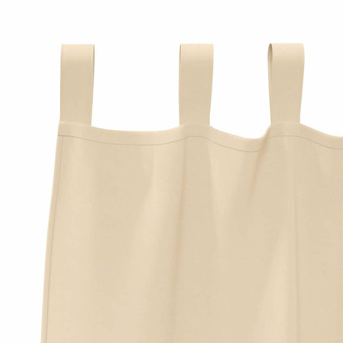 Perdele cu perdele 2 pcs Crem Poliester - WALTI WALTI