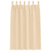 Perdele cu perdele 2 pcs Crem Poliester - WALTI WALTI