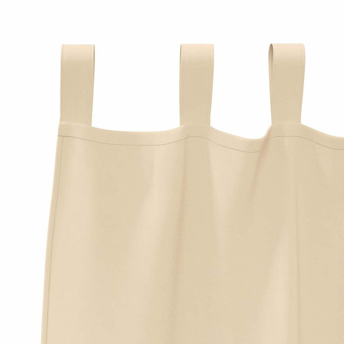 Perdele cu perdele 2 pcs Crem Poliester - WALTI WALTI