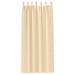Perdele cu perdele 2 pcs Crem Poliester - WALTI WALTI