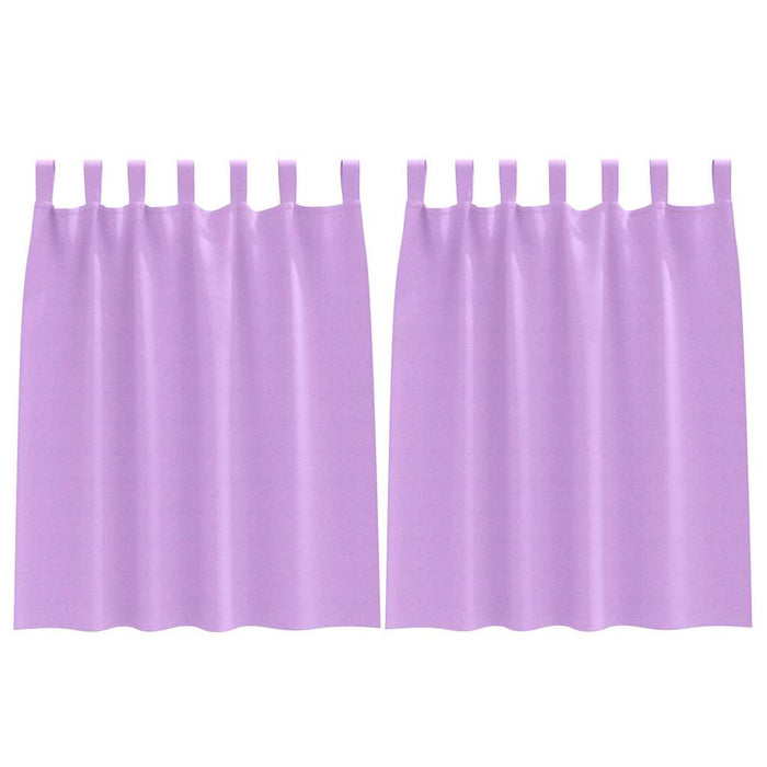 Perdele cu perdele 2 pcs Violet Poliester - WALTI WALTI