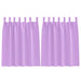 Perdele cu perdele 2 pcs Violet Poliester - WALTI WALTI