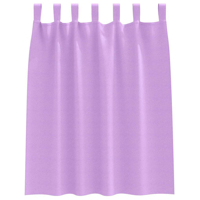 Perdele cu perdele 2 pcs Violet Poliester - WALTI WALTI