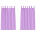 Perdele cu perdele 2 pcs Violet Poliester - WALTI WALTI
