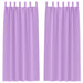 Perdele cu perdele 2 pcs Violet 245 x 140 cm Poliester - WALTI WALTI