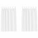 Perdele cu perdele 2 pcs Alb pur Poliester - WALTI WALTI