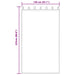 Perdele cu perdele 2 pcs Alb pur Poliester - WALTI WALTI
