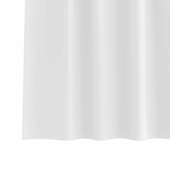 Perdele cu perdele 2 pcs Alb pur 260 x 140 cm Poliester - WALTI WALTI