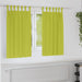 Perdele cu perdele 2 pcs Verde măr Poliester - WALTI WALTI