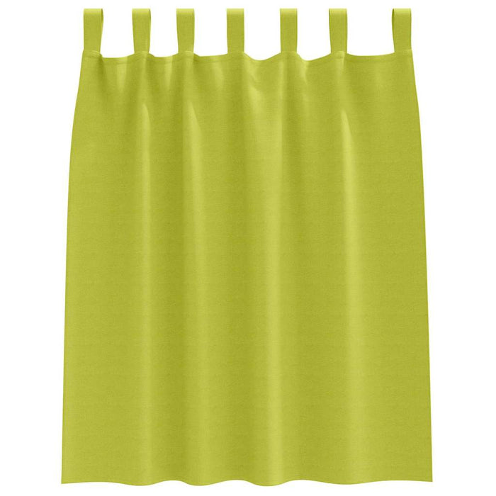 Perdele cu perdele 2 pcs Verde măr Poliester - WALTI WALTI